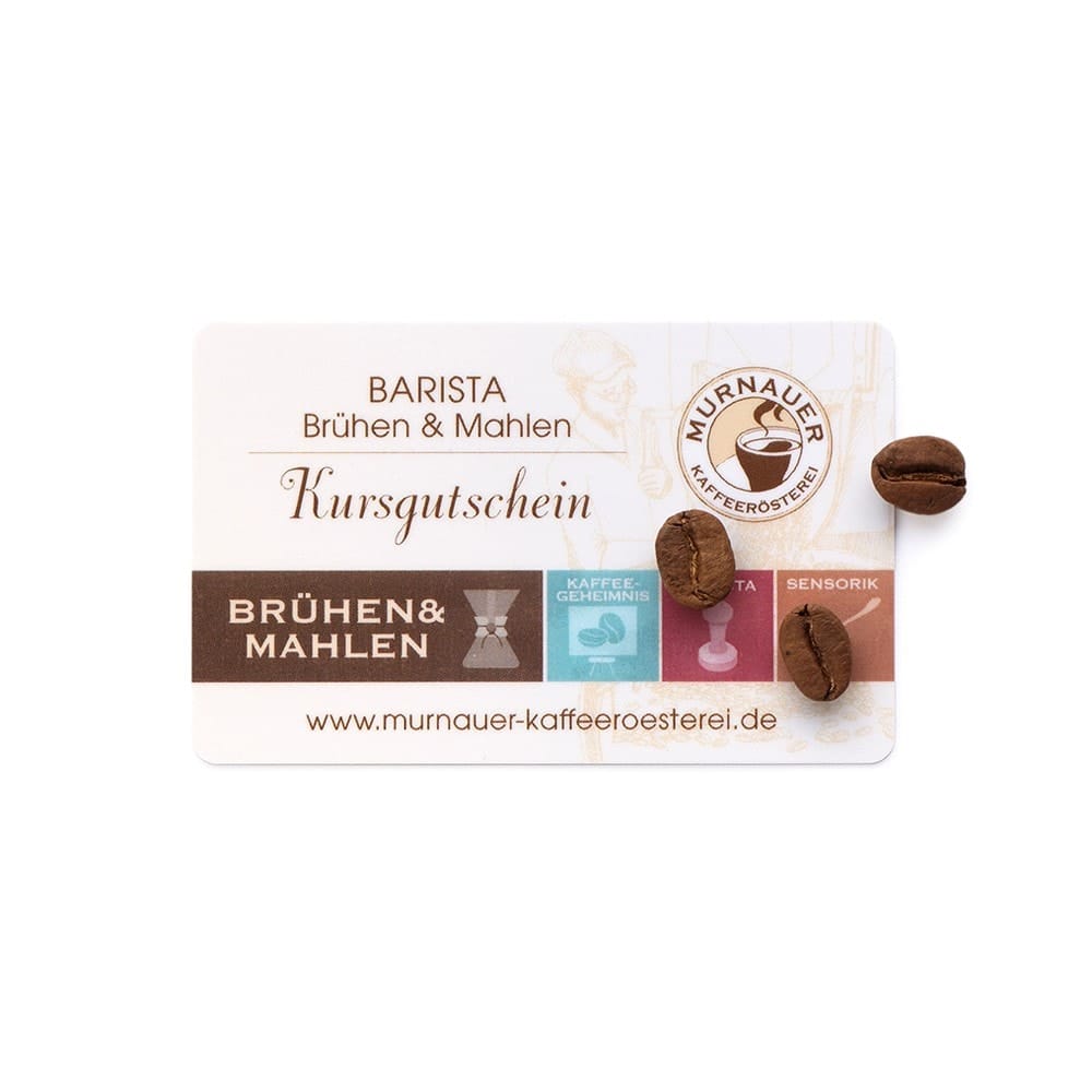 Gutschein, Brühen & Mahlen