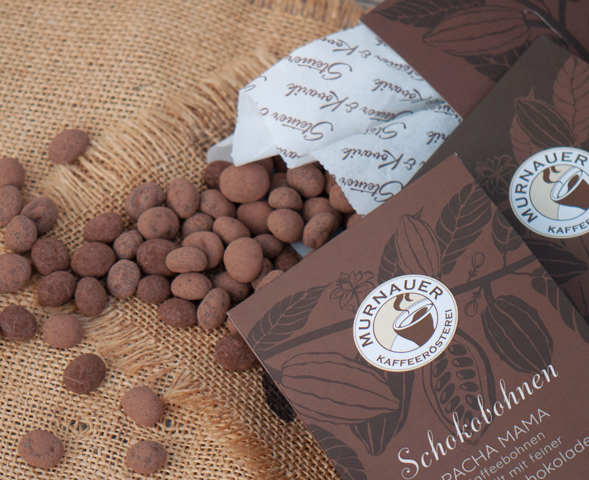 Schokobohnen PACHA MAMA Murnauer Kaffeerösterei