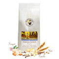 Weiße Kaffeepackung Fazenda Rainha Brasilien der Murnauer Kaffeeroesterei mit Nougat, Malz und Vanille