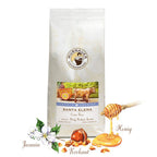 Santa Elena Costa Rica Kaffee in weisser Murnauer Packung mit Ochsenkarren, Jasminblueten, Haselnusskrokant und Honig