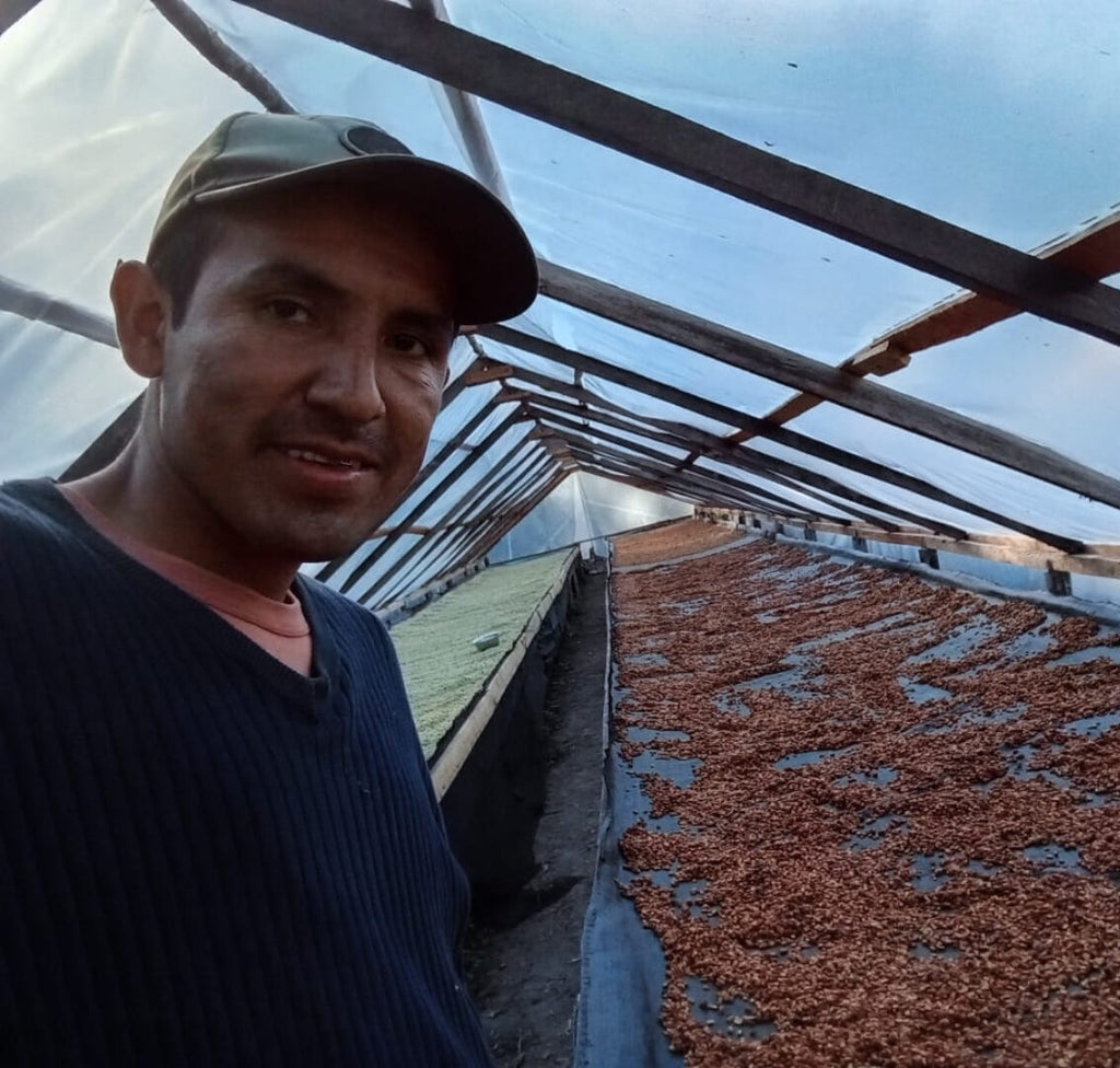 Kaffeekirschen der Finca Nazareth von Edgar Montes Coronado