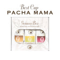 Genussbox Best of Pacha Mama mit drei Kaffeepackungen der Murnauer Kaffeerösterei