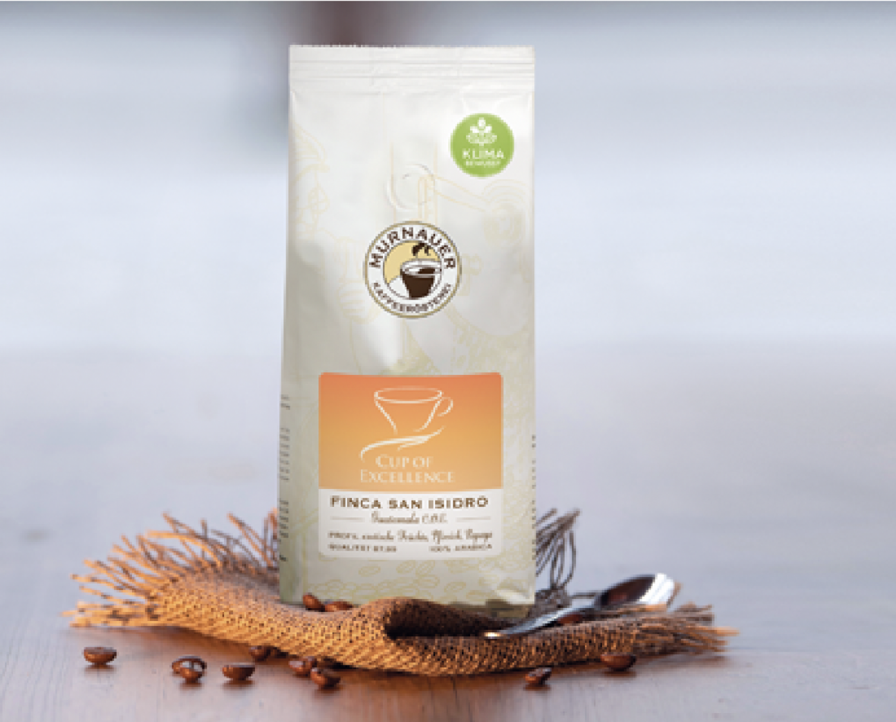Murnauer Cup of Excellence Finca San Isidro Kaffee auf Jute
