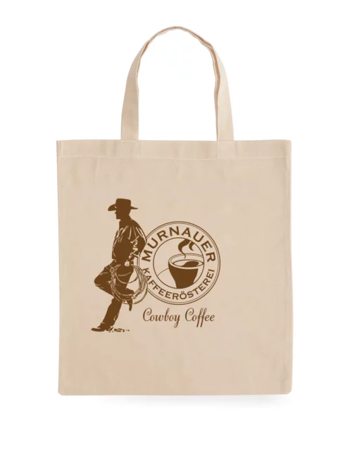 Baumwolltasche Cowboy - Baumwolltasche Cowboy Coffee