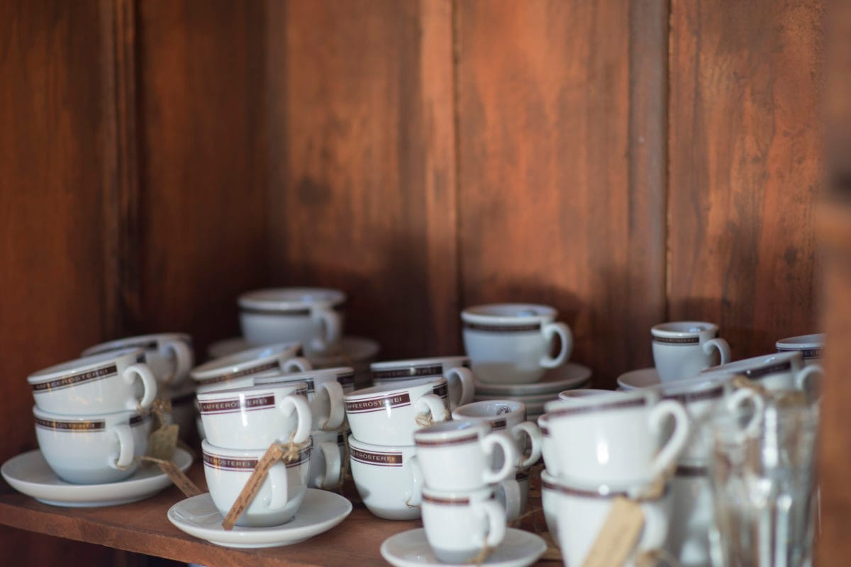 Milchkaffeetasse Murnauer Kaffeerösterei Cup & Saucer