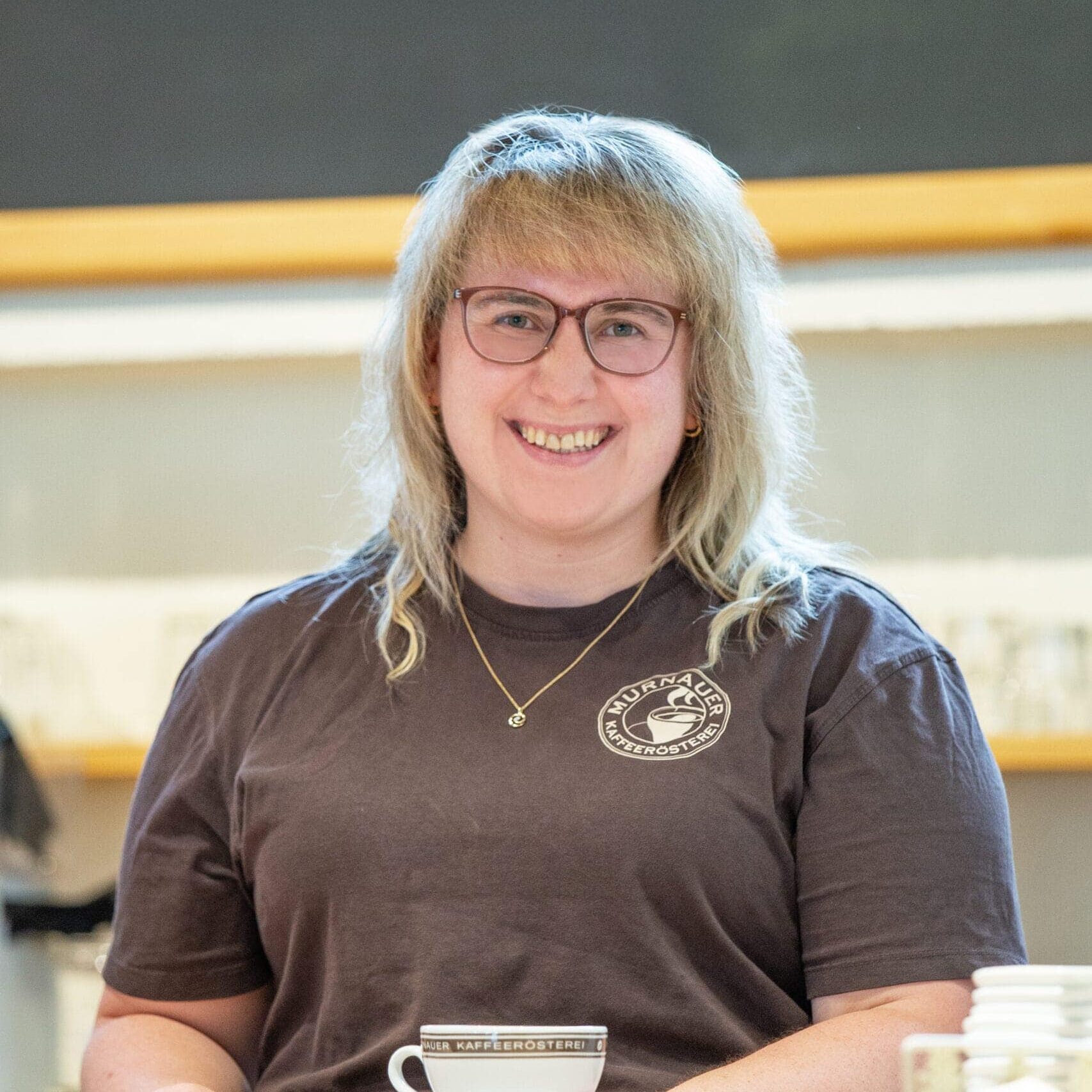Kaffee-Karriere 31 Susanne Frohnauer, Mitarbeiterin im Murnauer Kaffeehaus, Personalfoto