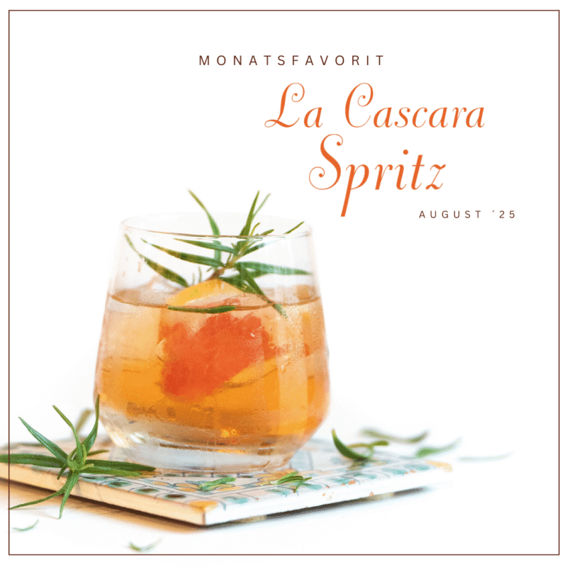 Murnauer Kaffeehaus 2 Murnauer Kaffeehaus: Monatsfavorit im August - La Cascara Spritz fertig zubereitet