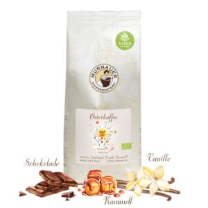 Osterkaffee BIO: Kaffeetüte mit Aromen