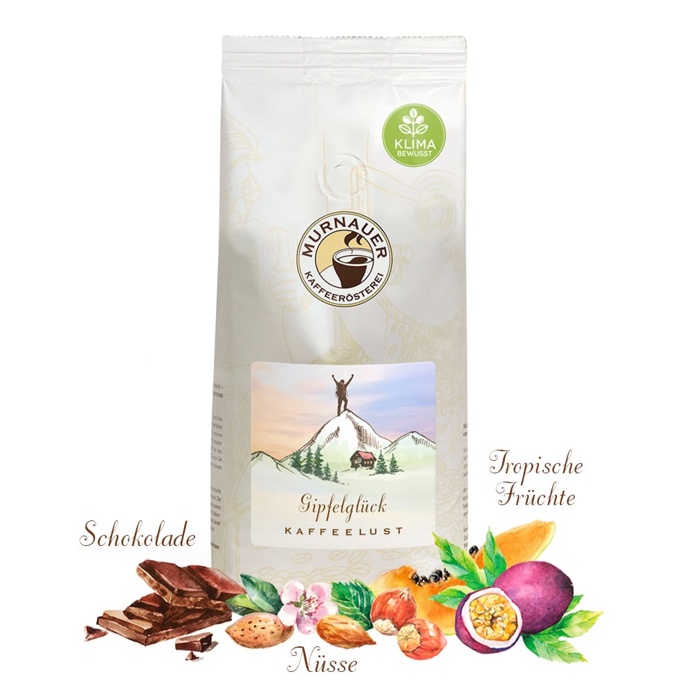 Gipfelglück 1 Gipfelglück - Outdoor-Edition, Outdoor-Coffee, Packshot mit Aromen