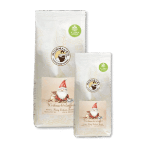 Weihnachtskaffee: Packshot 1kg & 250g Tüte - Freigestellt