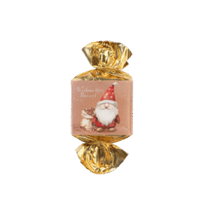 Weihnachtsbusserl Packshot mit Weihnachtswichtel Freigestellt