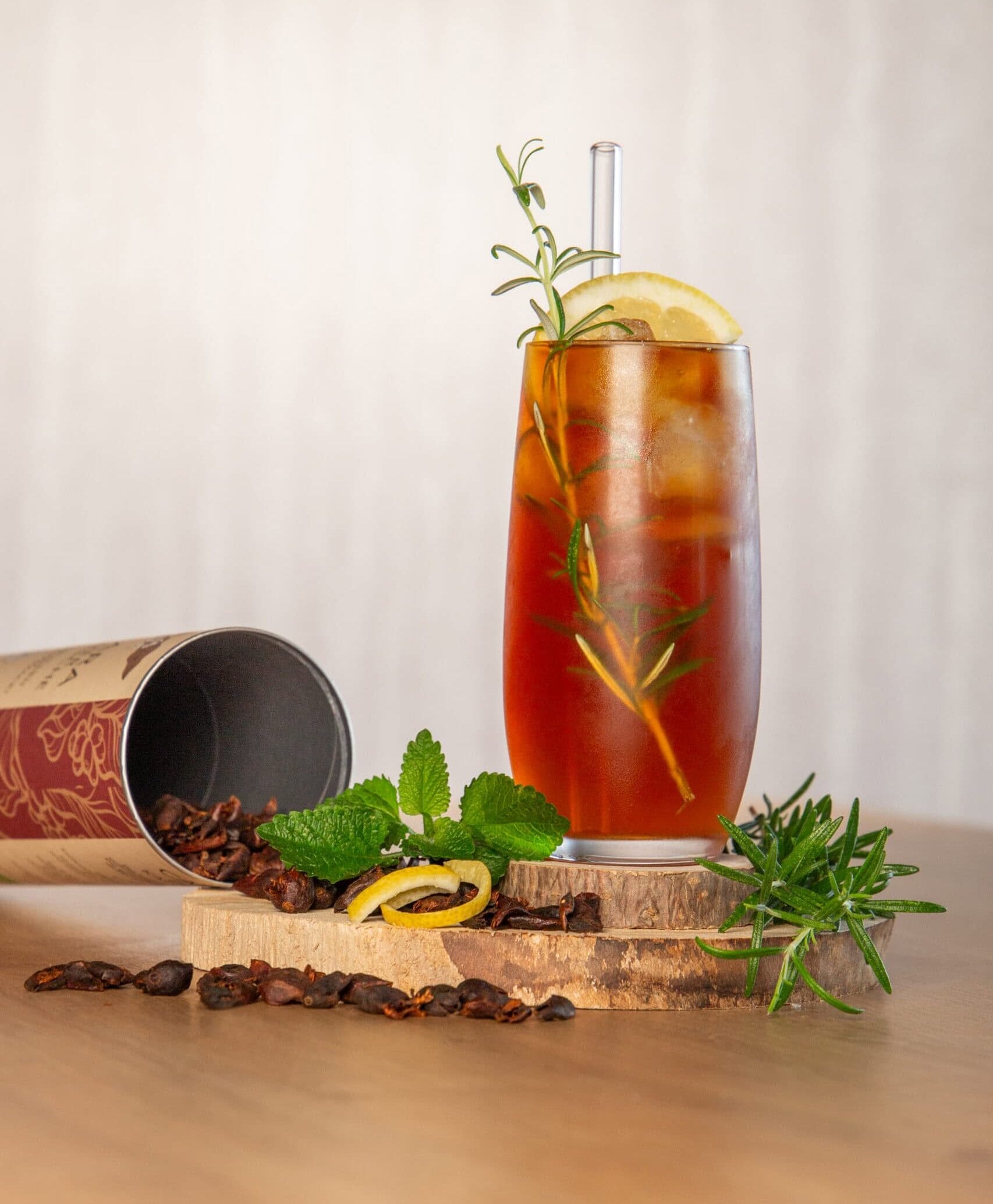 Pearmint Cascara - fertig zubereitet und garniert