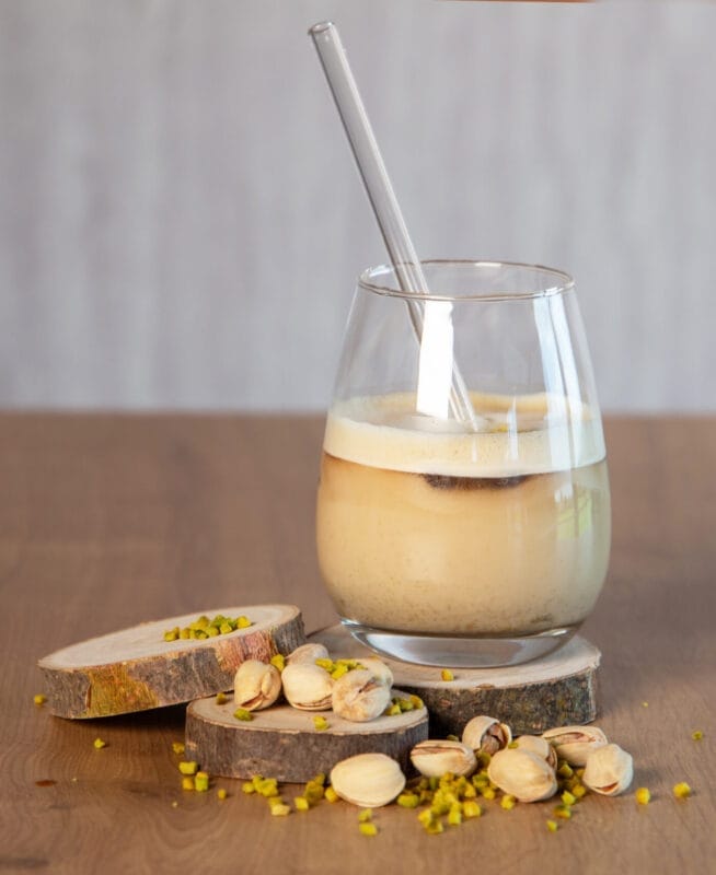 Kaffeerezept für Pistazien Spanish Latte